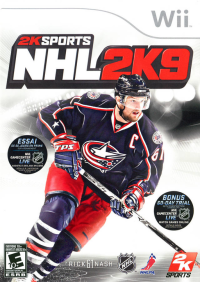 NHL 2K9 Wii  box art